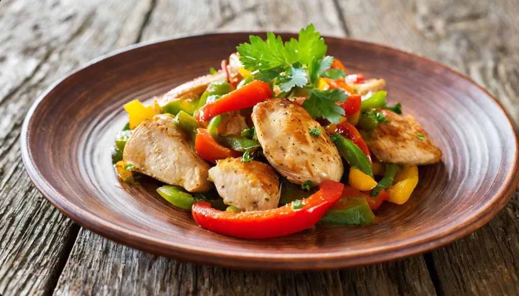 chicken and peppers recipe