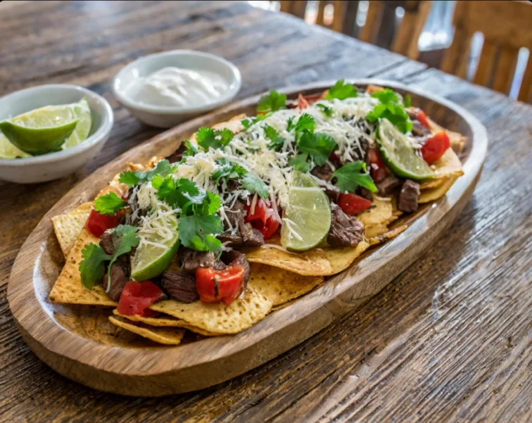 steak nachos recipe