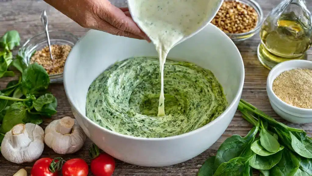 What is the Knorr recipe for spinach dip?