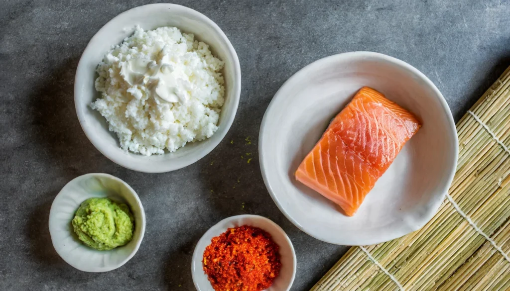 baked salmon sushi recipe