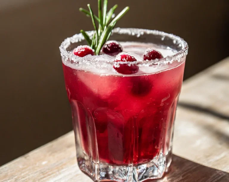 cranberry margarita drink recipe