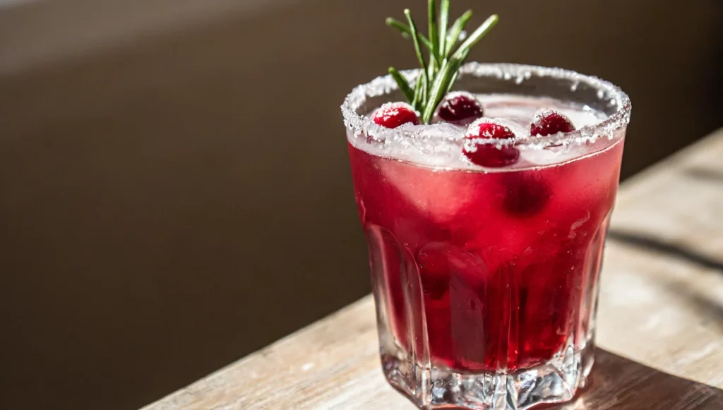 cranberry margarita drink recipe